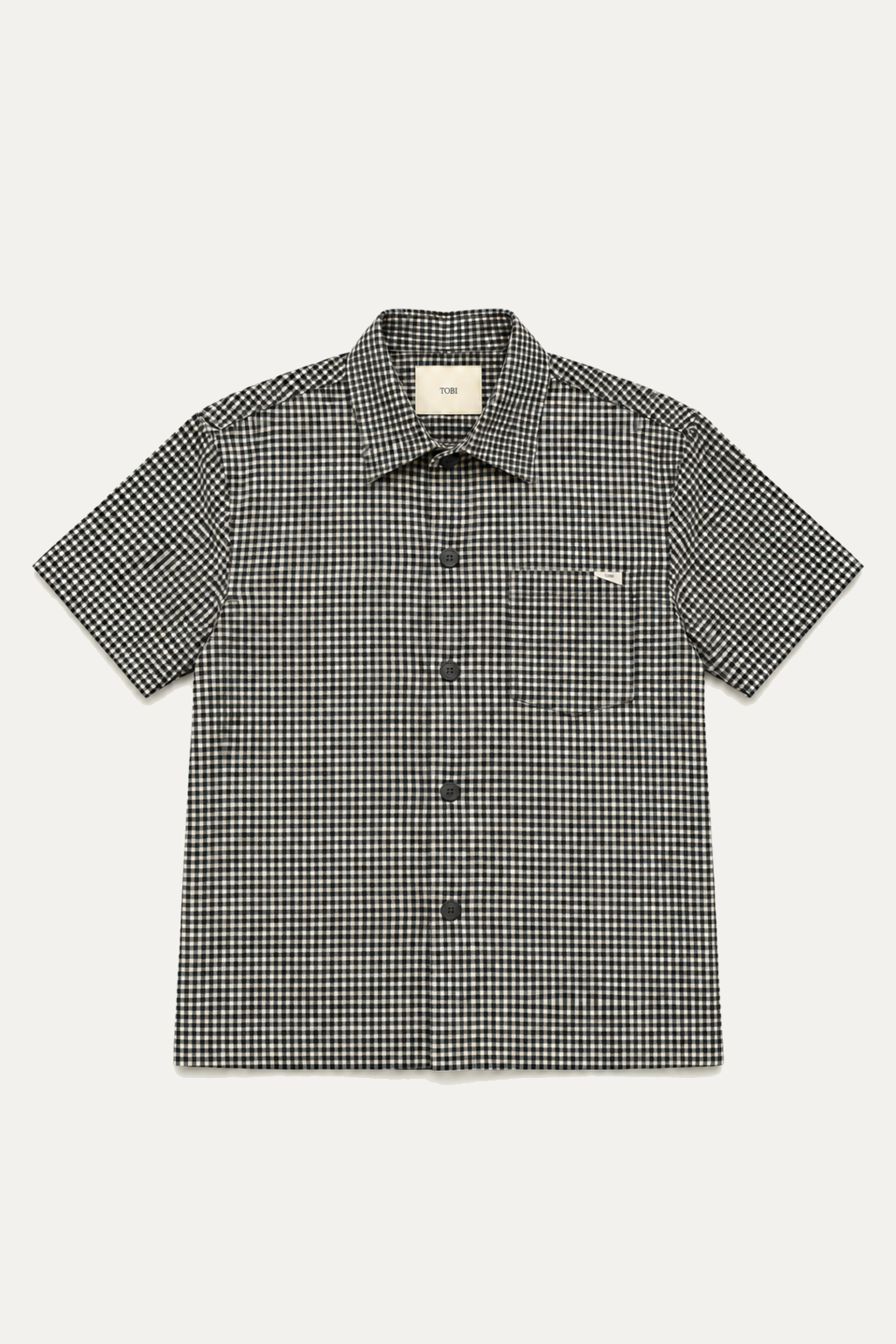 CHECK 1.0 SHORT-SLEEVE SHIRT | BLACK