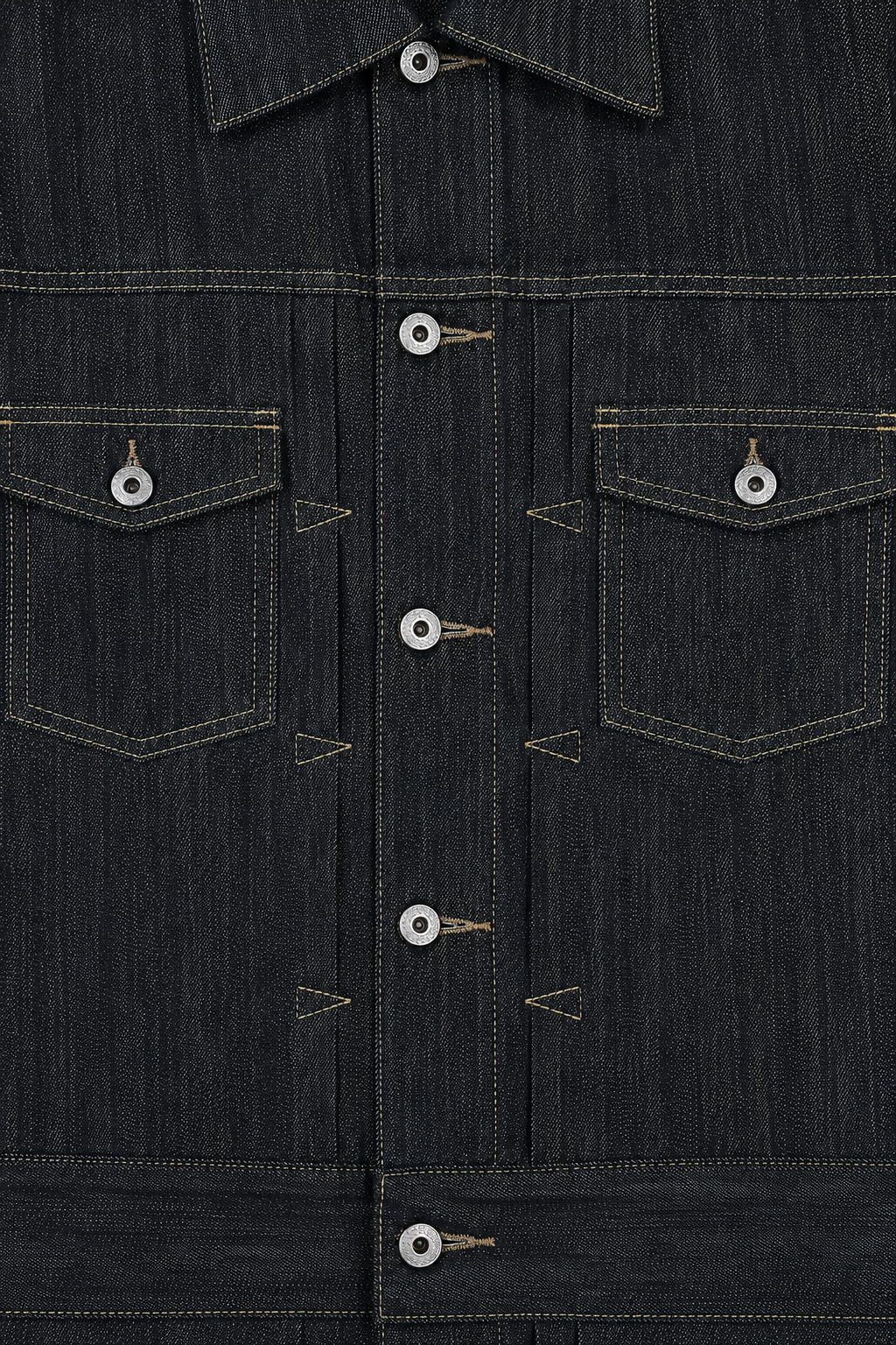 TYPE II 1.0 DENIM JACKET | BLUE BLACK SLUB