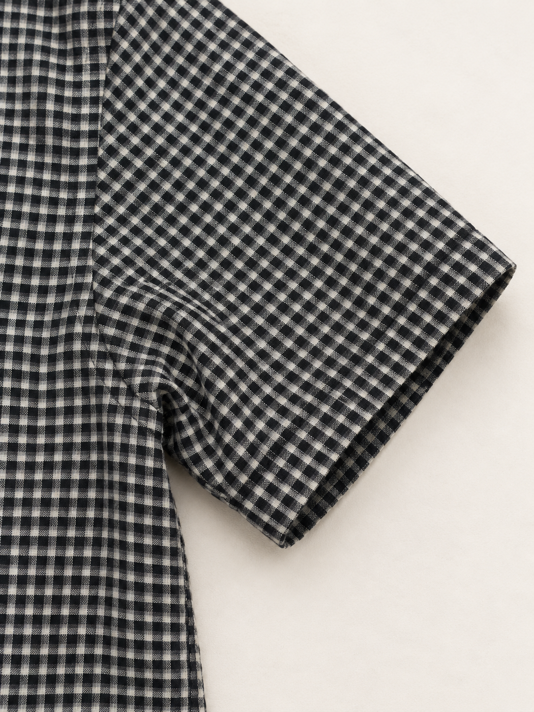 CHECK 1.0 SHORT-SLEEVE SHIRT | BLACK