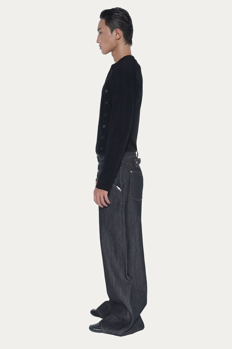 CINCH 1.0 LOOSE FIT JEANS | BLUE BLACK SLUB
