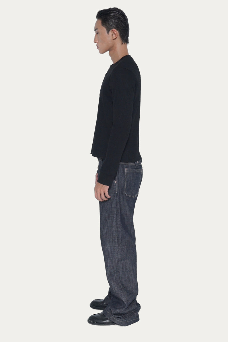 HENLEY 1.0 LONG-SLEEVE | BLACK