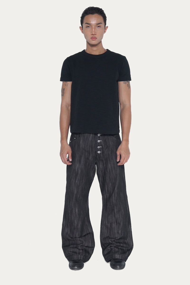BRANDO 1.0 TSHIRT SLUB 300 | BLACK
