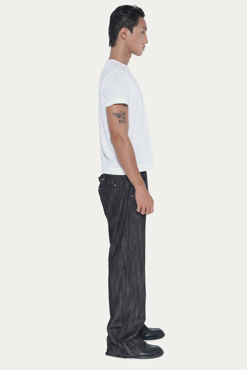 TYPO 1.0 T-SHIRT | WHITE SLUB