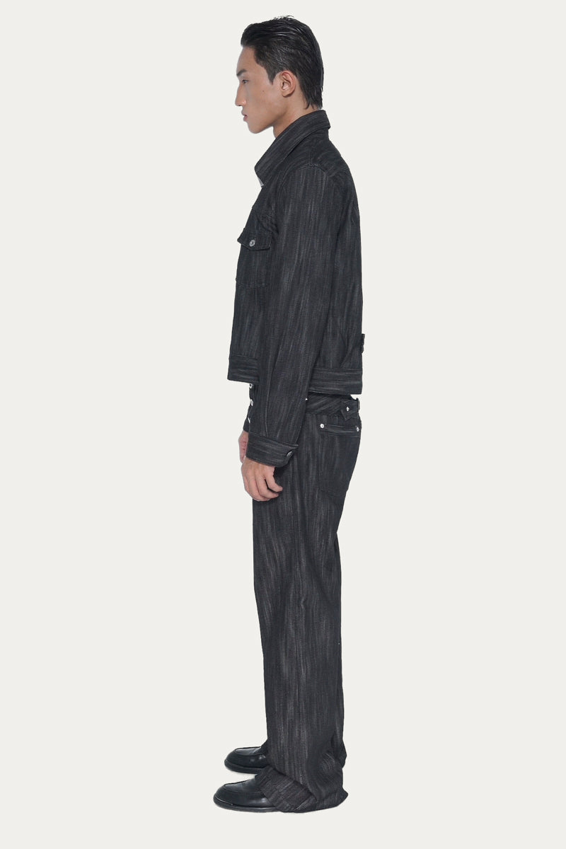 TYPE II 1.0 DENIM JACKET | BLACK SLUB