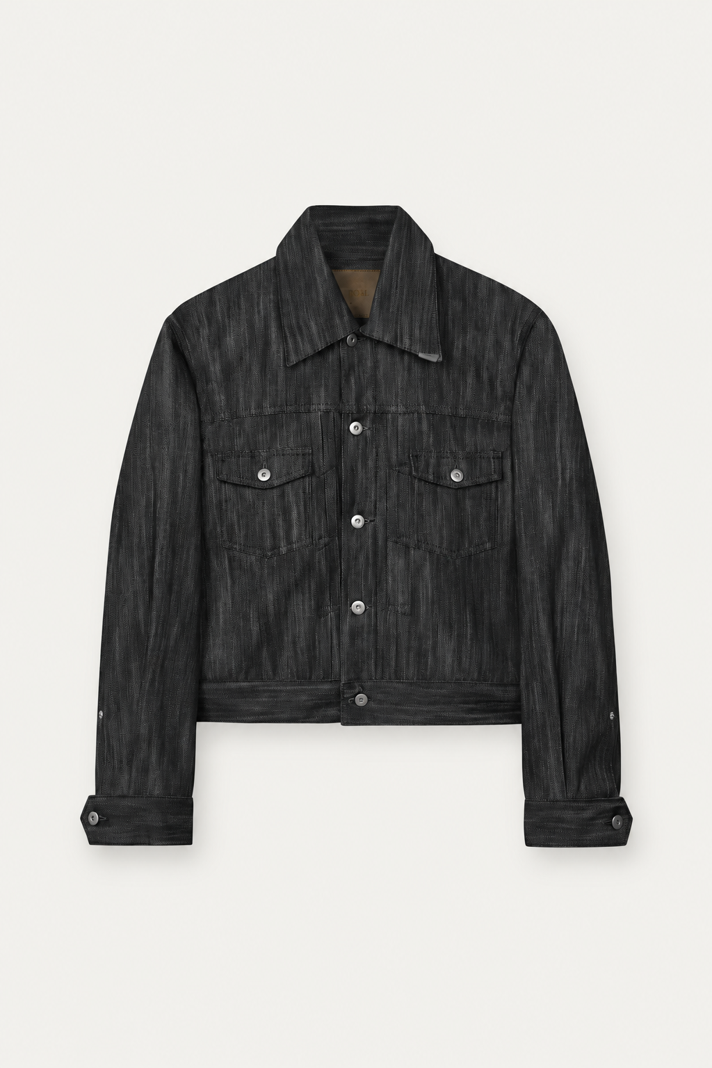 TYPE II 1.0 DENIM JACKET | BLACK SLUB