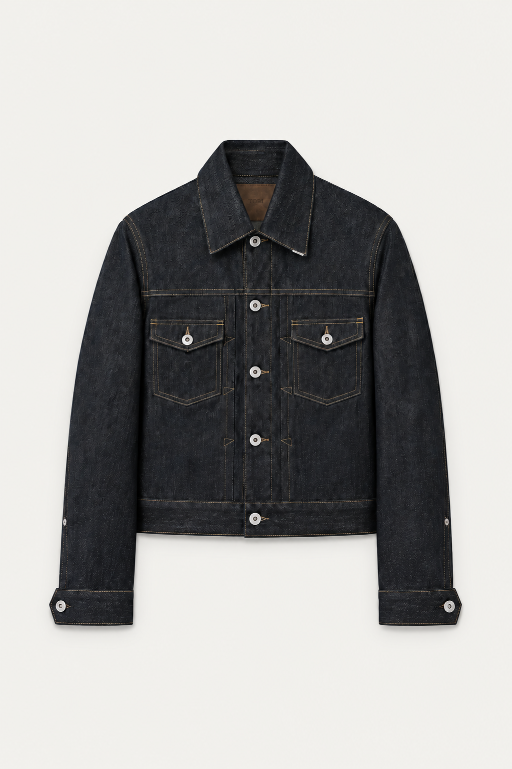 TYPE II 1.0 DENIM JACKET | BLUE BLACK SLUB