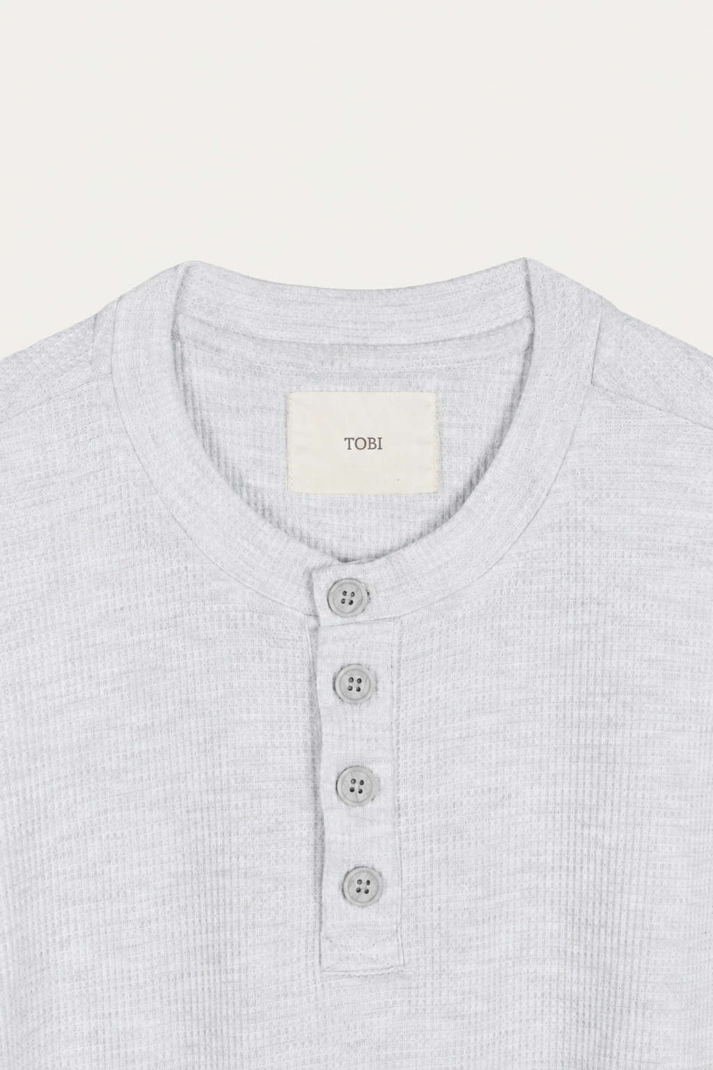 HENLEY 1.0 SHORT - SLEEVE | LIGHT GREY MARL