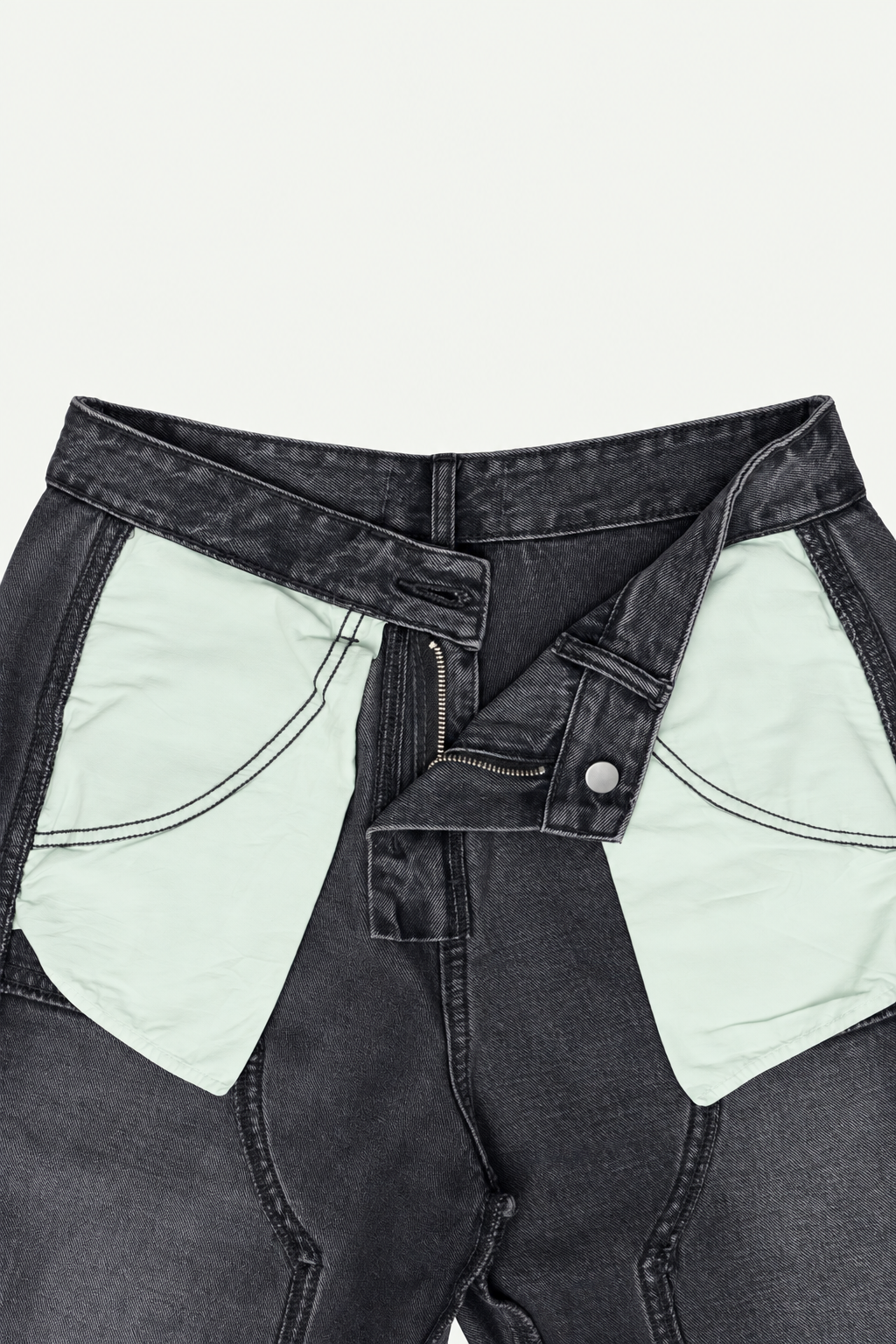 FORGE DOUBLE KNEE JEANS | FADED BLACK