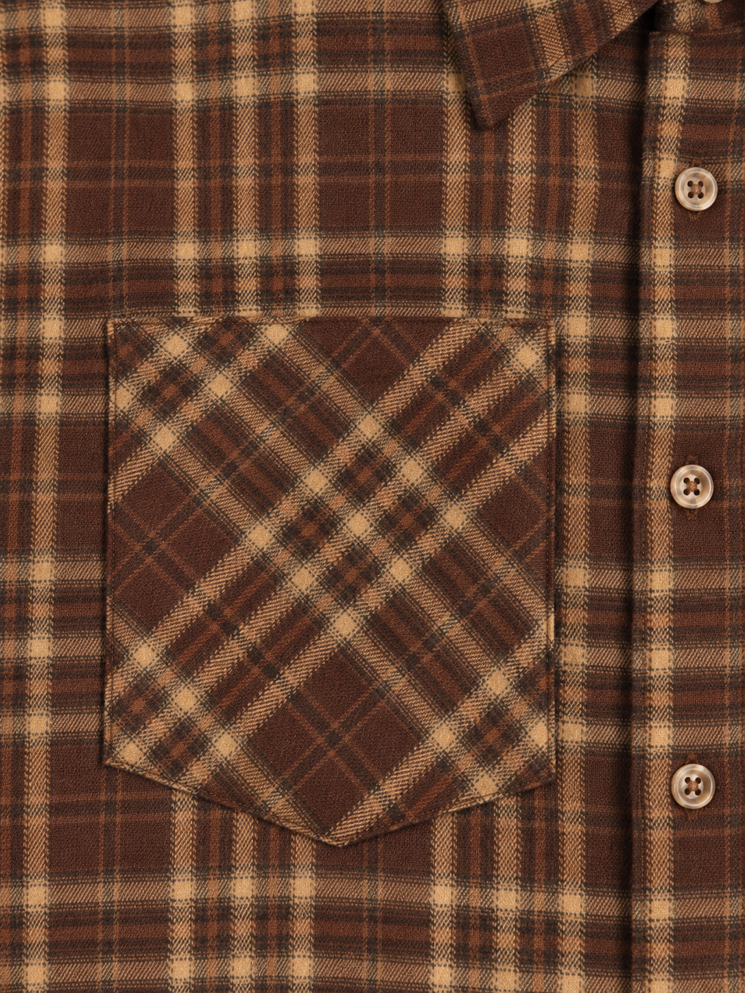 MORROW FLANNEL SHIRT 1.0 | BROWN CHECK