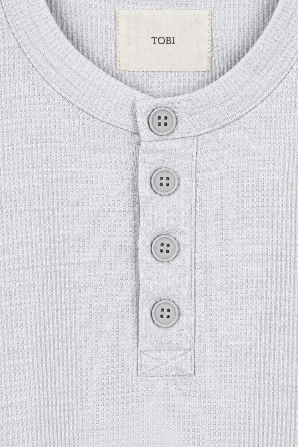 HENLEY 1.0 SHORT - SLEEVE | LIGHT GREY MARL
