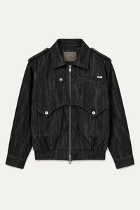 TRUCKER 1.0 JACKET | BLACK SLUB