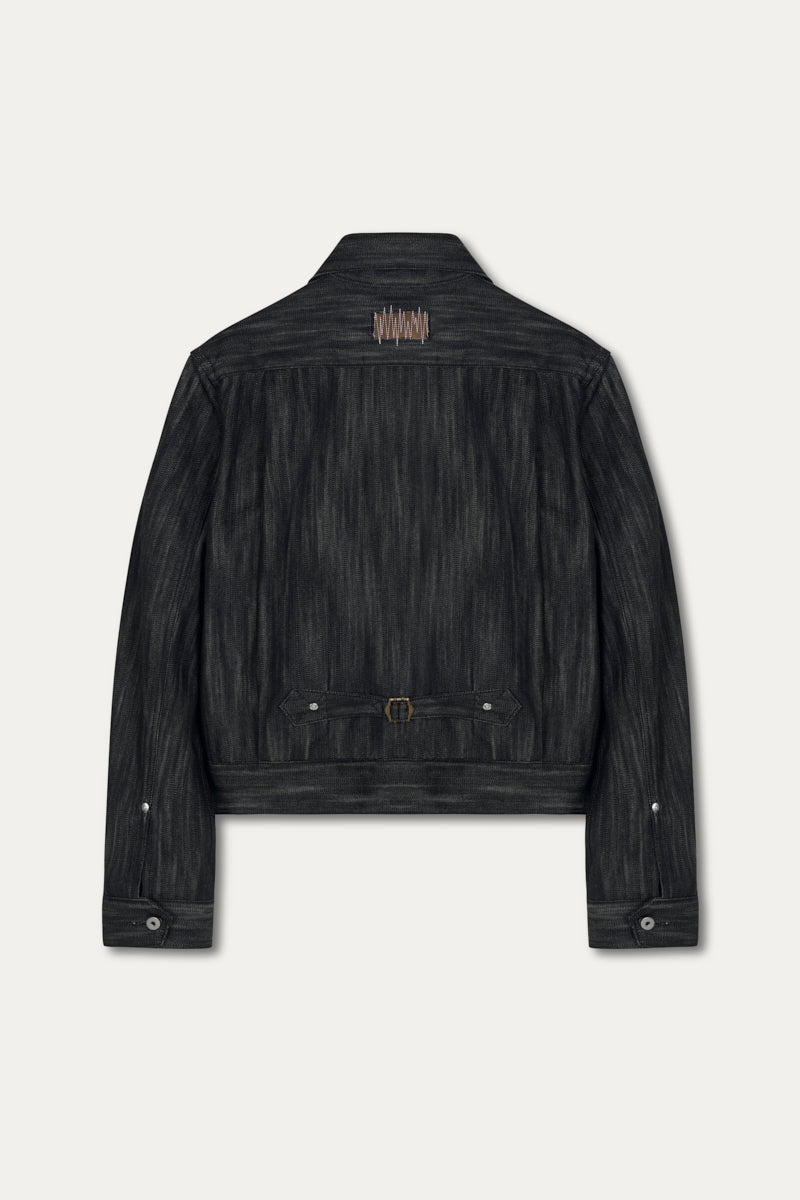 TYPE II 1.0 DENIM JACKET | BLACK SLUB