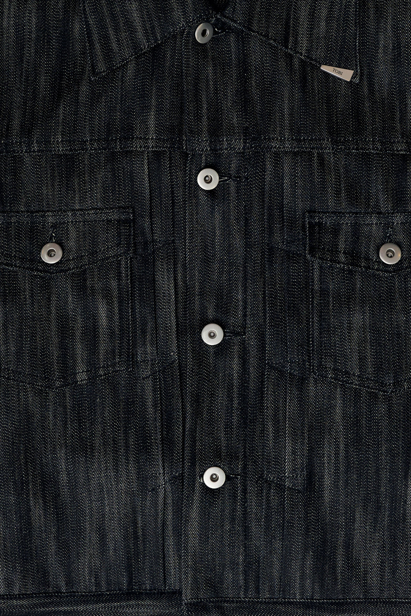 TYPE II 1.0 DENIM JACKET | BLACK SLUB