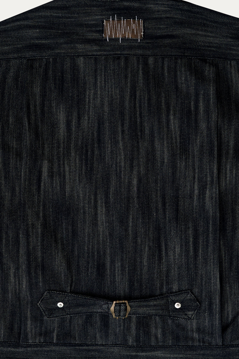 TYPE II 1.0 DENIM JACKET | BLACK SLUB