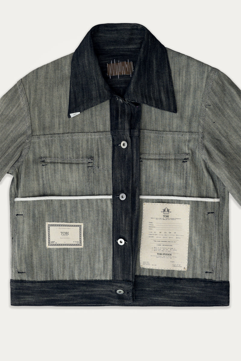 TYPE II 1.0 DENIM JACKET | BLACK SLUB