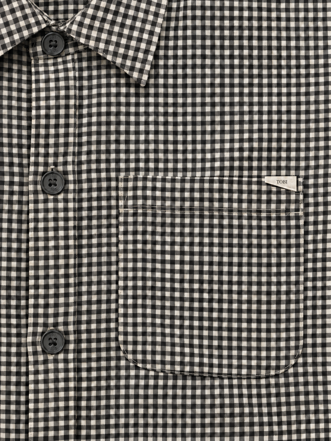 CHECK 1.0 SHORT-SLEEVE SHIRT | BLACK