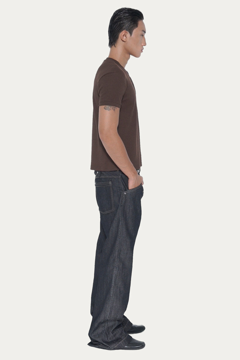 HENLEY 1.0 SHORT - SLEEVE | BROWN