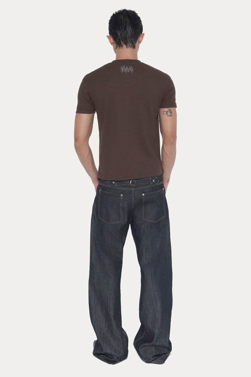 HENLEY 1.0 SHORT - SLEEVE | BROWN