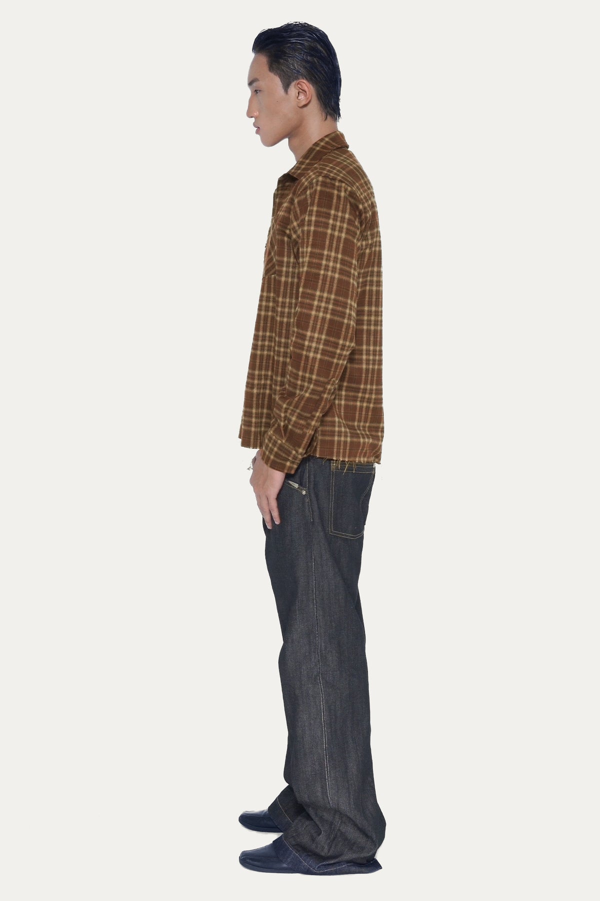 MORROW FLANNEL SHIRT 1.0 | BROWN CHECK