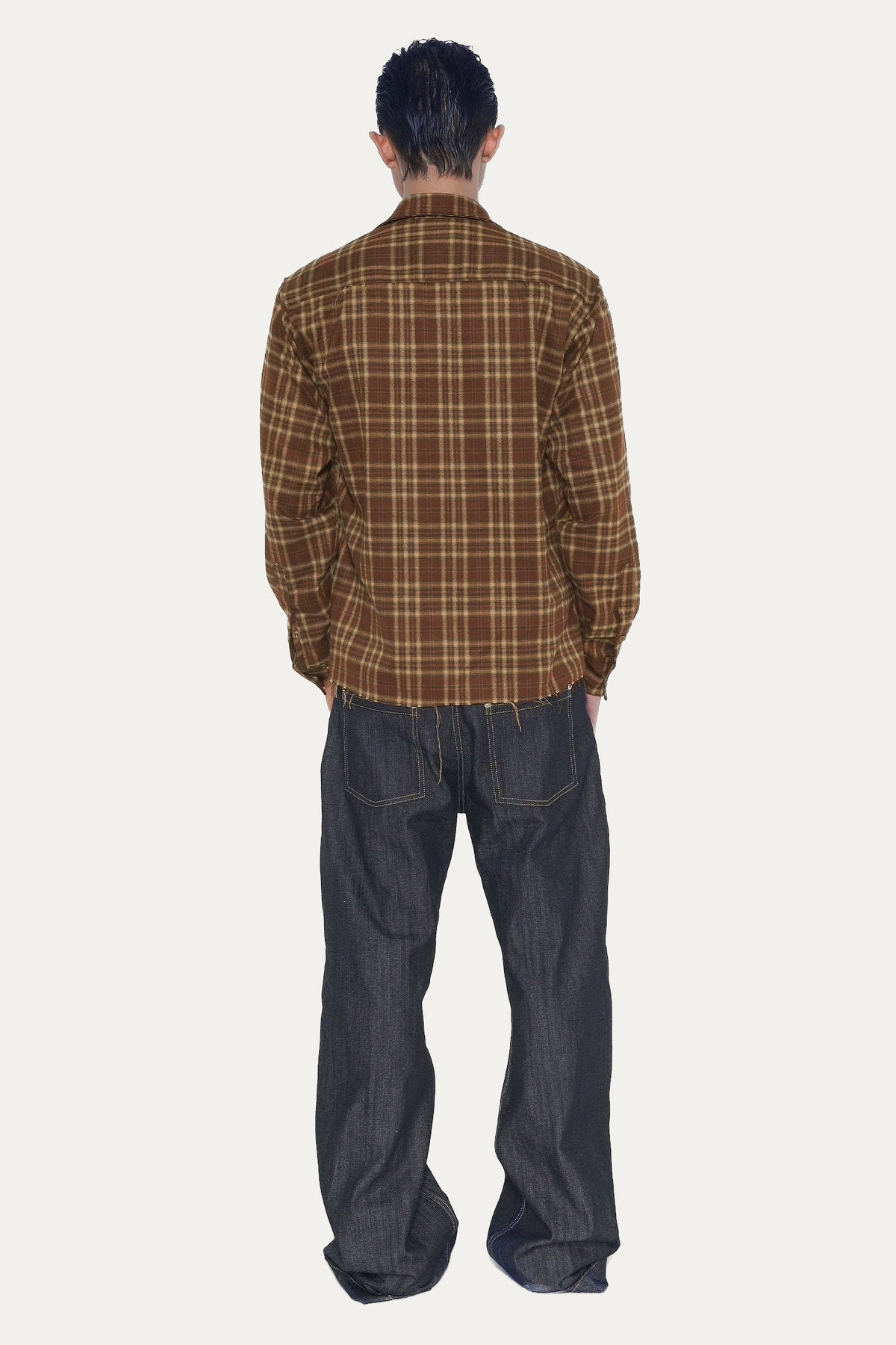 MORROW FLANNEL SHIRT 1.0 | BROWN CHECK