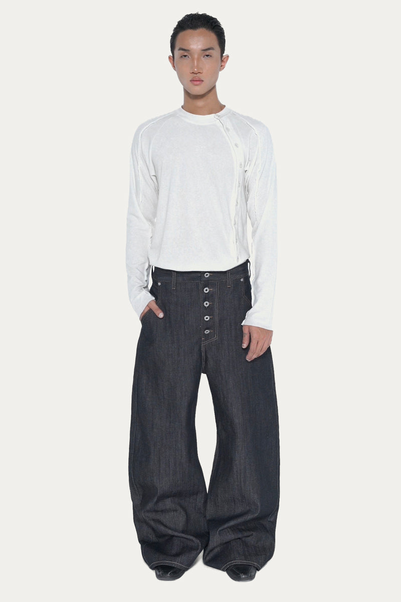 FENCI 1.0 LONG-SLEEVE T-SHIRT | WHITE