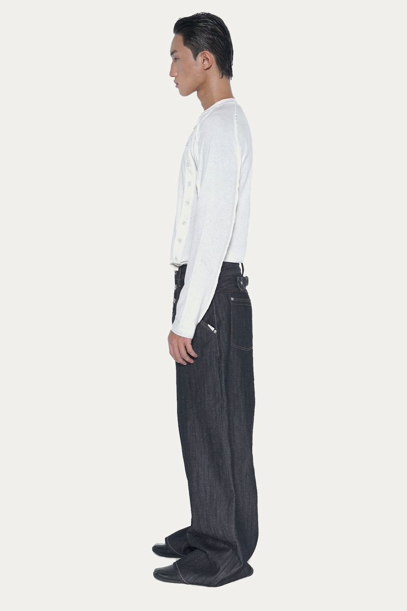 FENCI 1.0 LONG-SLEEVE T-SHIRT | WHITE