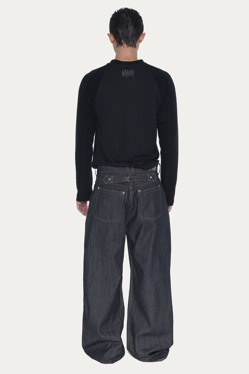 CINCH 1.0 LOOSE FIT JEANS | BLUE BLACK SLUB