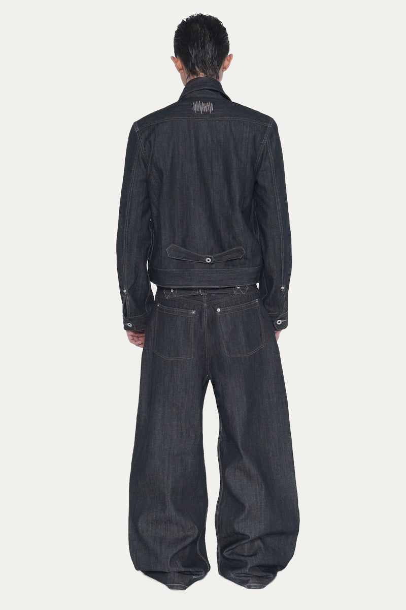 TYPE II 1.0 DENIM JACKET | BLUE BLACK SLUB