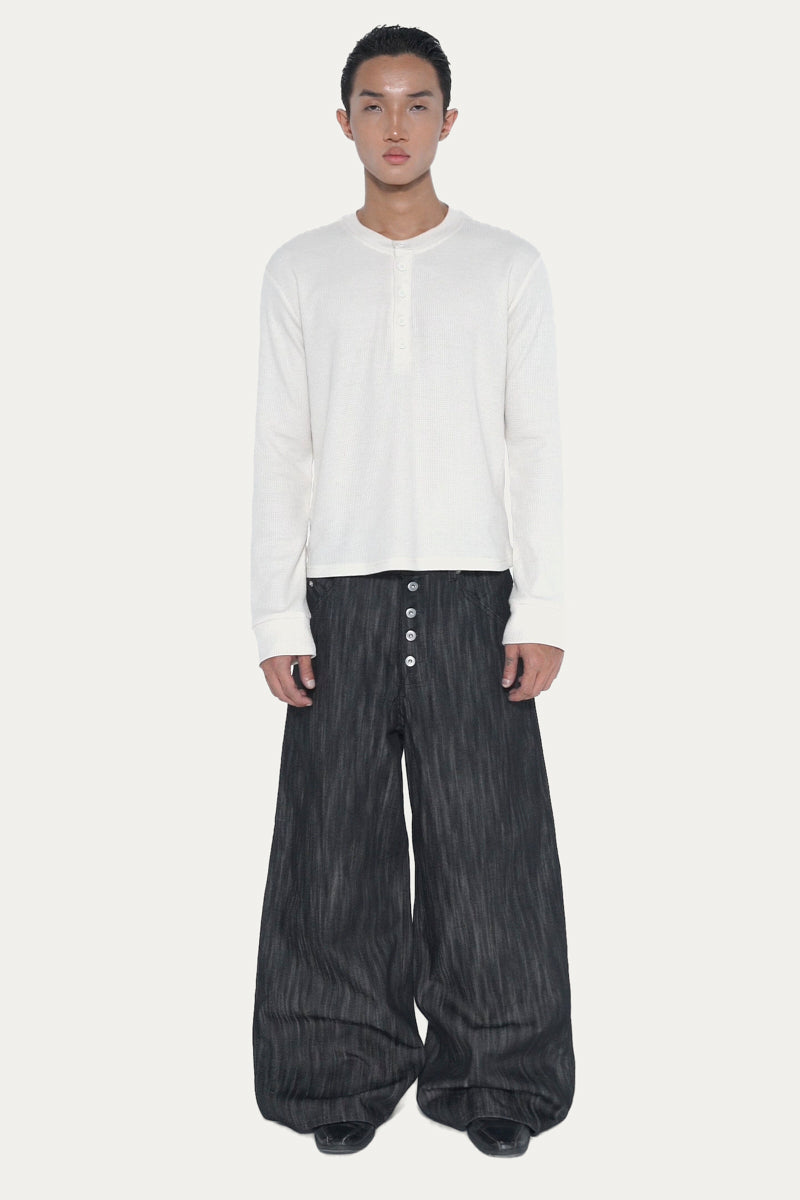 HENLEY 1.0 LONG-SLEEVE | OFF WHITE