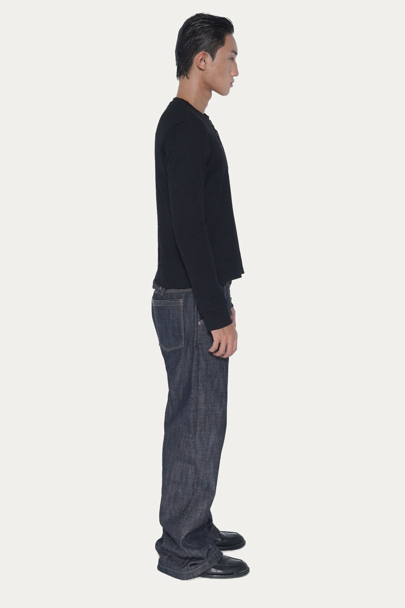HENLEY 1.0 LONG-SLEEVE | BLACK