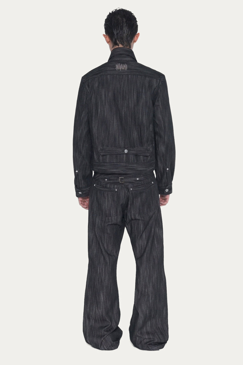 TYPE II 1.0 DENIM JACKET | BLACK SLUB