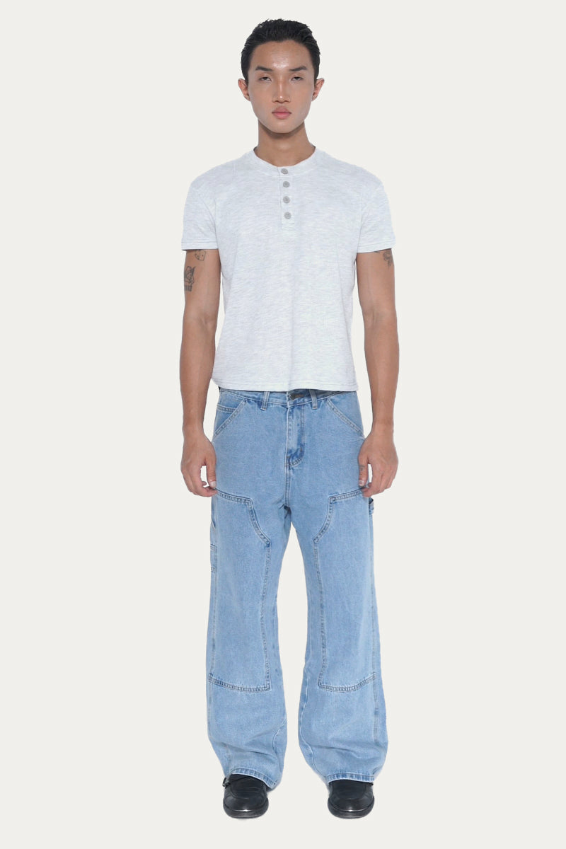 FORGE DOUBLE KNEE JEANS | LIGHT WASH