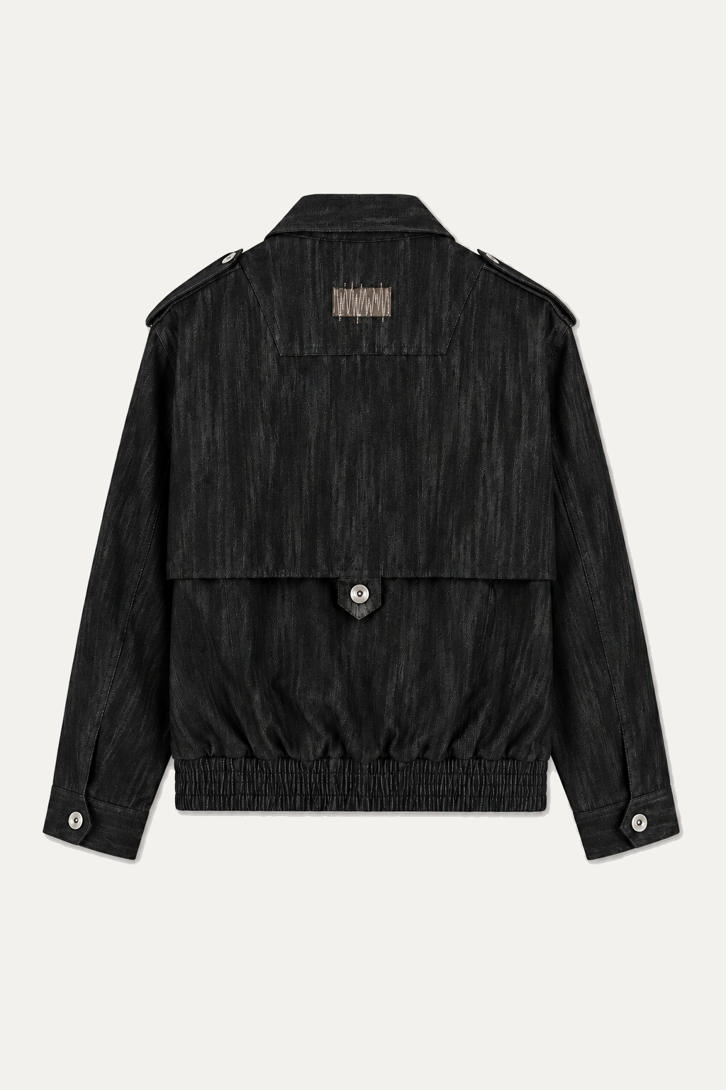 TRUCKER 1.0 JACKET | BLACK SLUB