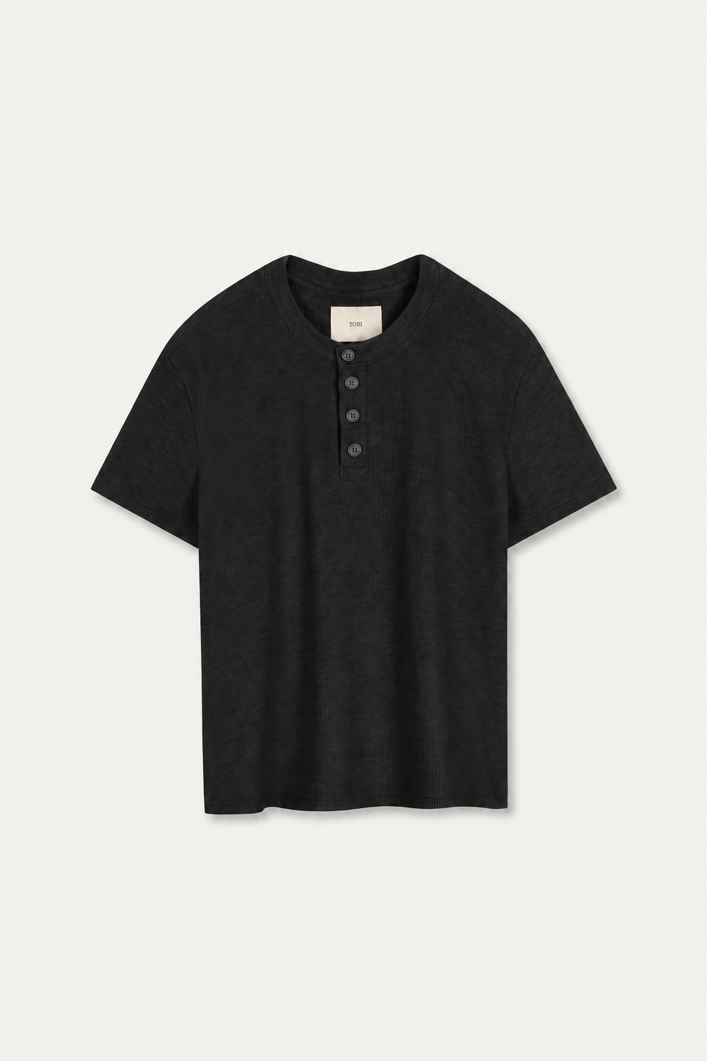 HENLEY 1.0 SHORT - SLEEVE | BLACK
