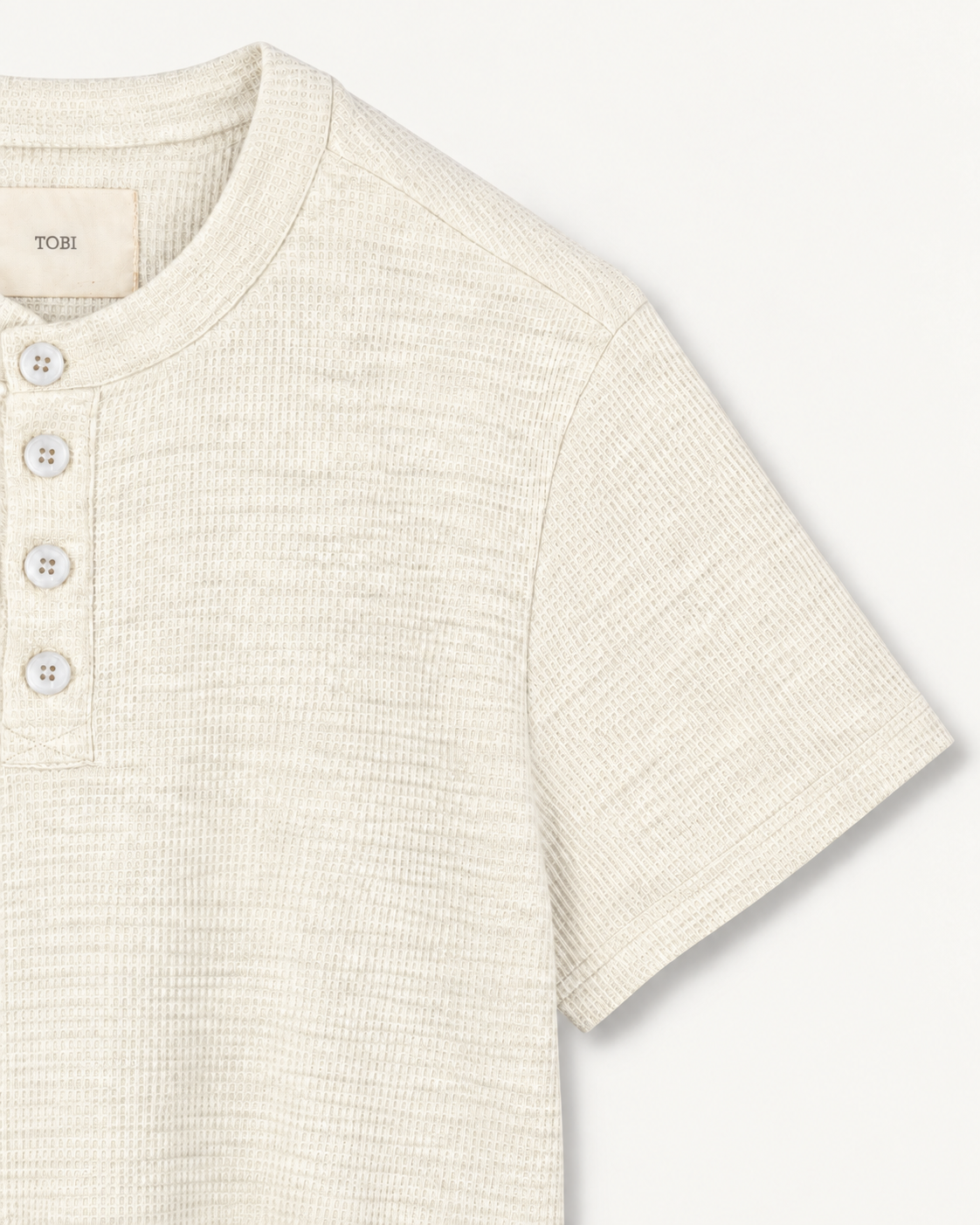 HENLEY 1.0 SHORT - SLEEVE | OFF WHITE