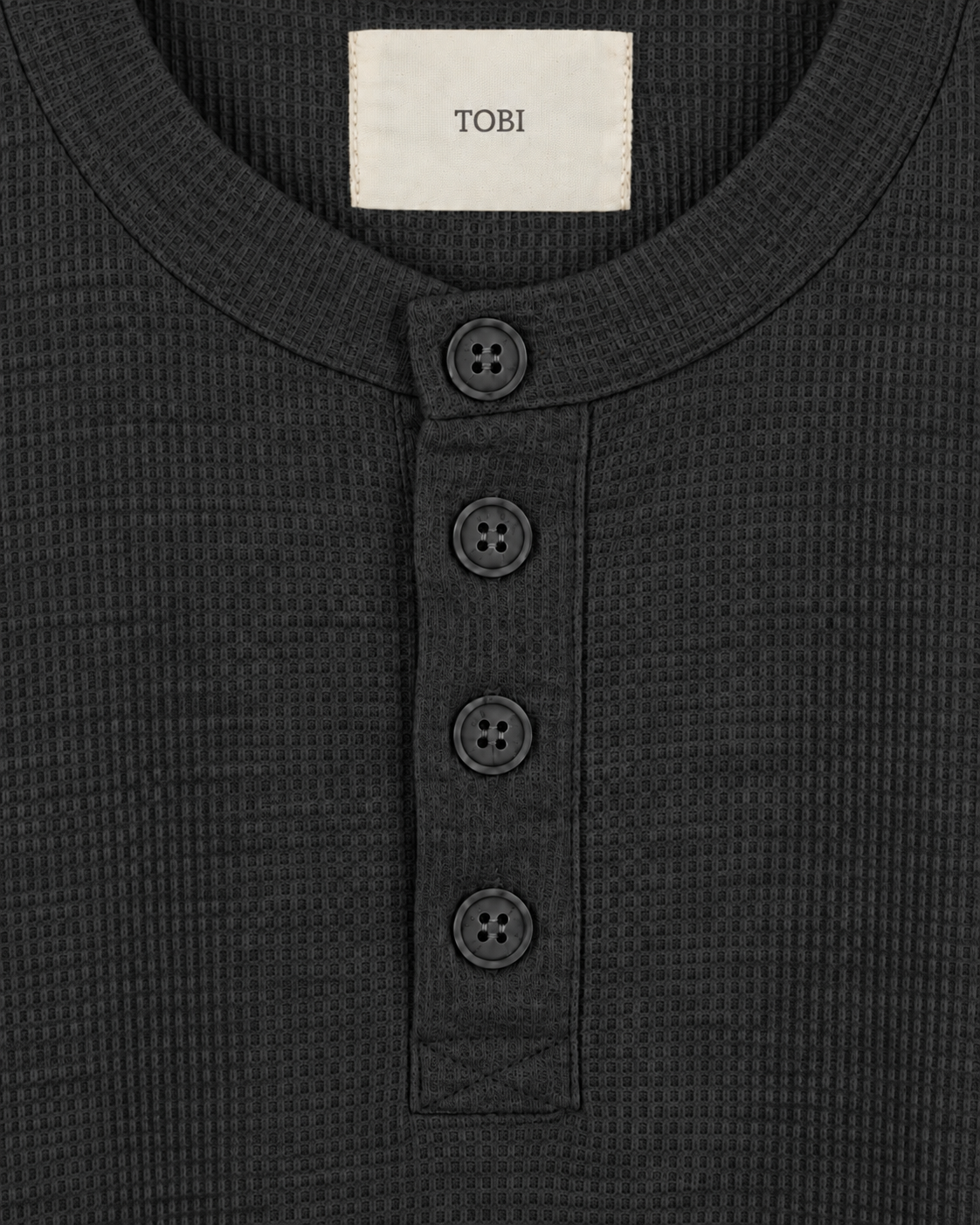 HENLEY 1.0 SHORT - SLEEVE | BLACK