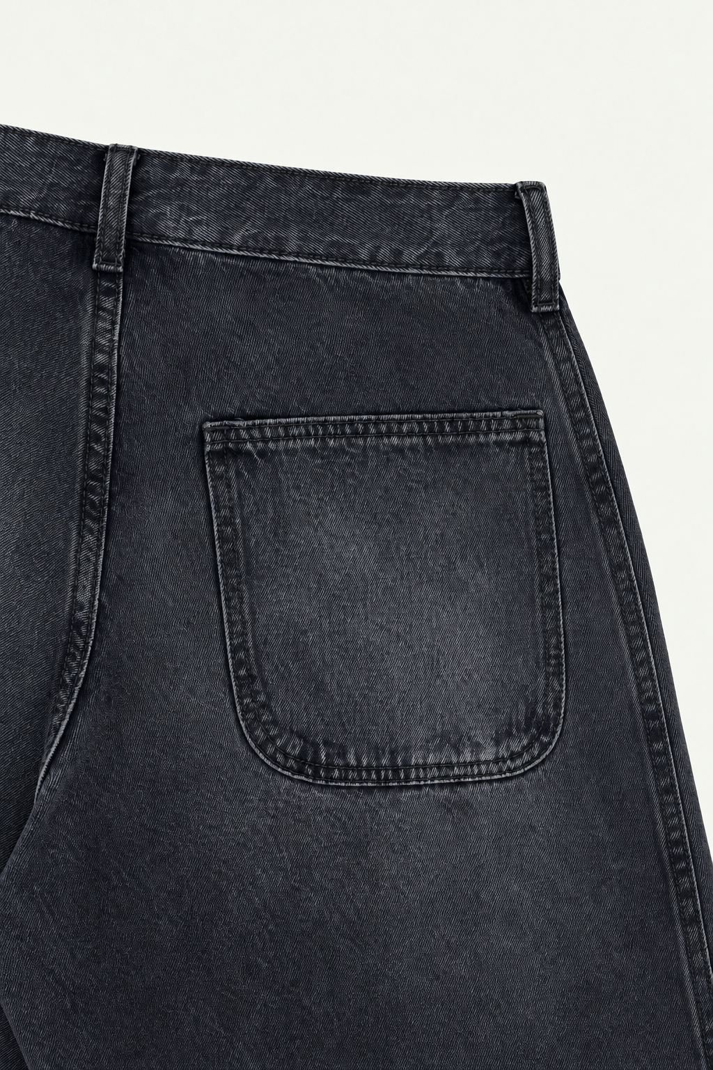 FORGE DOUBLE KNEE JEANS | FADED BLACK
